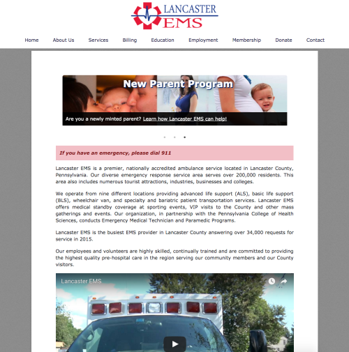 Lancaster EMS - a premier, nationally accredited ambulance service located in Lancaster County, Pennsylvania.