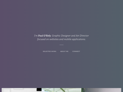 Paul O’Rely - Online portfolio of the Graphic Designer and Art Director Paul O’Rely.