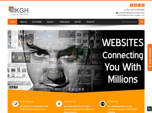 KGH Solutions (FZC) - a Dubai based web design company.