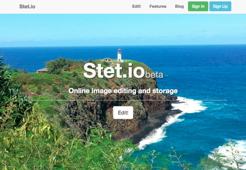Stet.io - Advanced image editing in the browser.