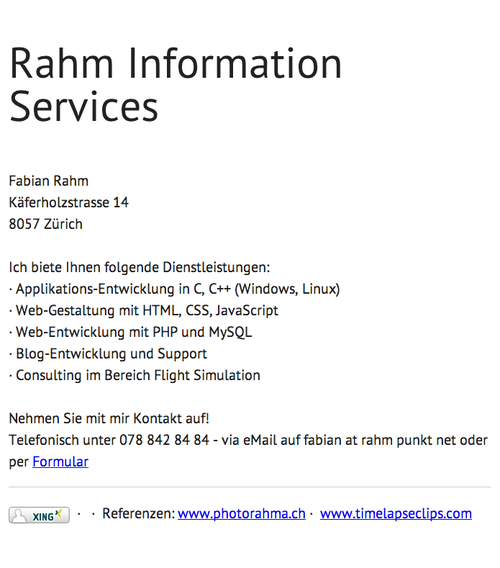 Rahm Information Services